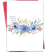 Hongshan Mother's Day to a Very Special Sister,Happy Mother's Day Sister Card,Cute Mothers Day Gi...