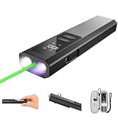 Nexarion 1300lm EDC Flashlight with Laser Pointer, 365nm UV &amp; Red Light | Rechargeable Portable F...