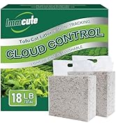 18lbs Tofu Cat Litter Clumping, Flushable, Dust-Free, Low Tracking, Lightweight, Ultra Absorbent ...