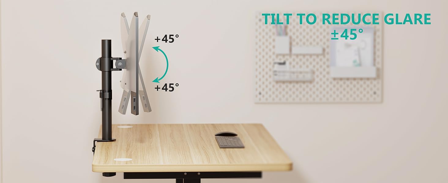 desk monitor mount single monitor stand mountup single monitor desk mount universal monitor stand