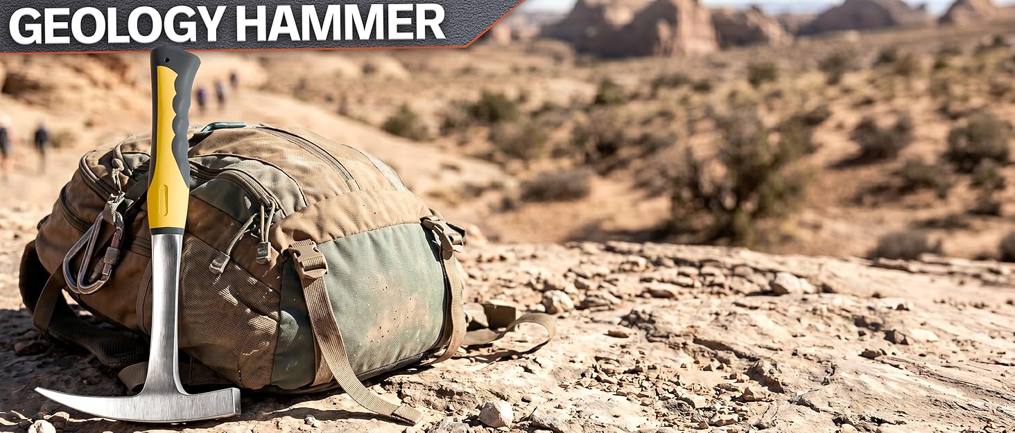 geology hammer gunsmith rock pick field outdoor desert fossil hunting rockhounding alloy steel tool