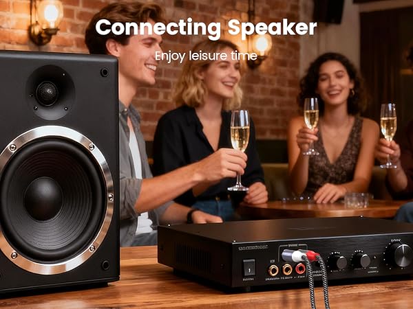 Connecting speaker