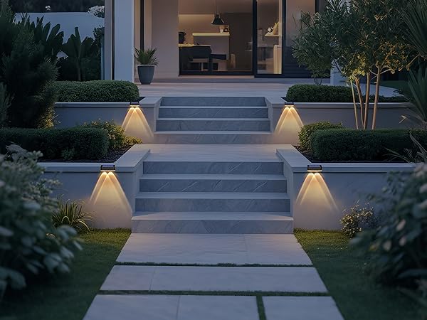 deck lights solar powered