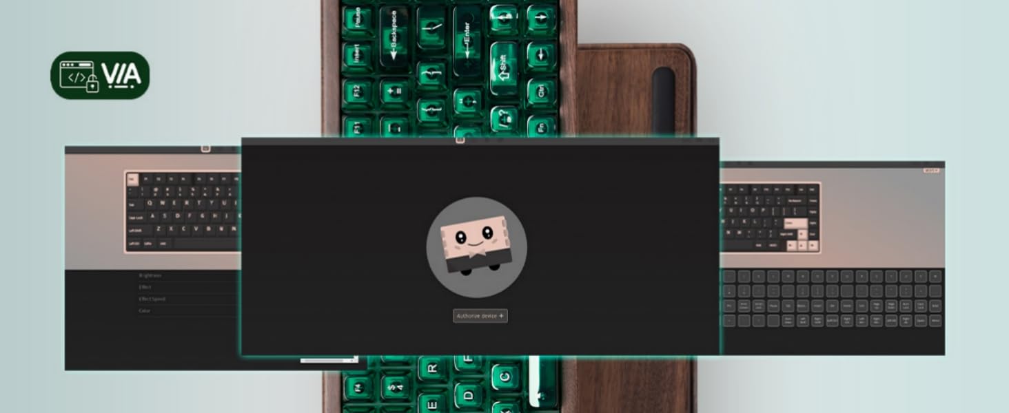 keyboard 75% Wireless Mechanical Custom Keyboard RGB Hot Swappable