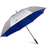 G4Free 47/54/62/68 Inch UV Protection Golf Umbrella Auto Open Vented Double Canopy Oversize Extra...