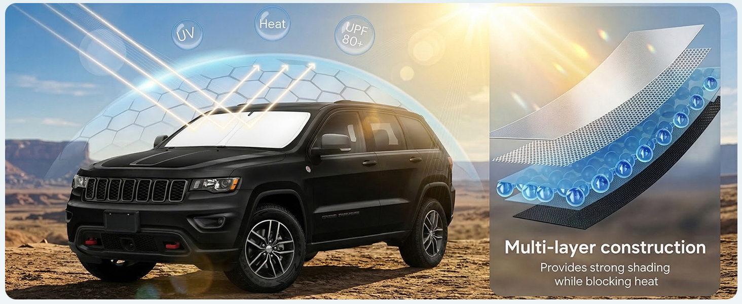 Jeep Grand Cherokee Sun Shade