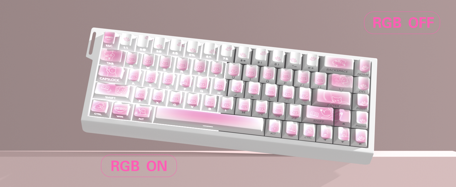 pink keycaps