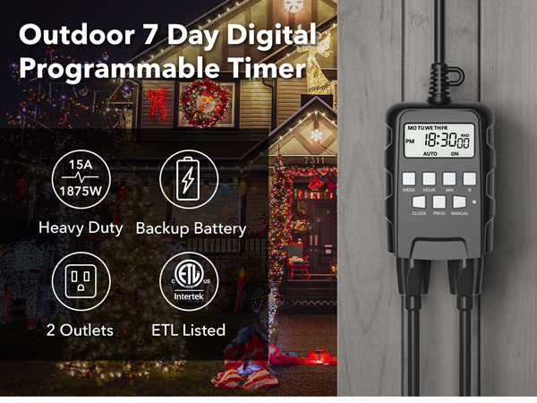digital timer outdoor