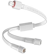 Y-Connector Splitter Extension Cable for Govee Permanent Outdoor Lights,IP68 Waterproof 3-Pin Ext...