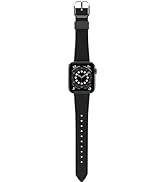 OtterBox Symmetry Cactus Leather Watch Band for Apple Watch Series 7/8/9 42/44/45/46mm Noir ASH (...