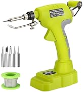 Choerinton Soldering Iron Compatible with Ryobi 18V Battery Soldering Iron Kit 75W LED Digital So...