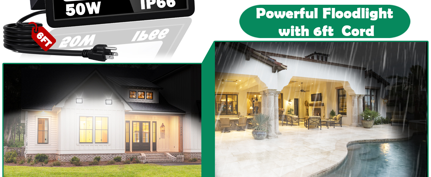 50W 5000K Flood Light