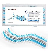 Chanzon Heat Shrink Solder Seal Wire Connectors UL Listed 16-14AWG Waterproof Butt Terminals Blue...