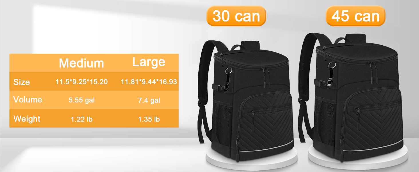 Cooler Backpack Insulated Leakproof Waterproof Backpack Cooler Bag