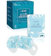 16-Pack Steam Eye Mask - Self Warming Heated Eye Mask for Dry Eyes, Up to 110F Degrees, Fast Soot...