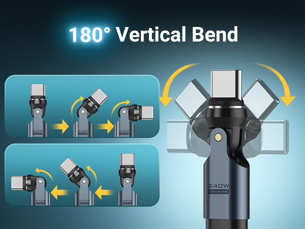 usbc magnetic adapter 90 degree