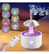 Rain Cloud Humidifier, 2 in 1 Humidifier with Essential Oil Diffuser 300ML Water Drip Diffuser wi...