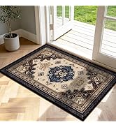 AOHMPT Dirt Trapper Door Mat 23.5"x35.5", Non-Slip Entryway Rug, Washable Stain Resistant Low-Pro...