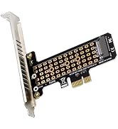 IYUANEPRO M.2 NVMe SSD to PCI-E 4.0 X1 Adapter Card with Matrix Cooling Vents, Enhanced Heat Diss...