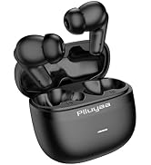 Piluyaa Wireless Earbuds Bluetooth 5.4 Headphones in Ear Buds, True ANC+ENC Noise Cancelling Earb...