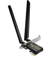 TP-Link WiFi 7 BE9300 PCIe WiFi Card Archer TBE552E| Tri-Band Network Card for Desktop PC| Blueto...