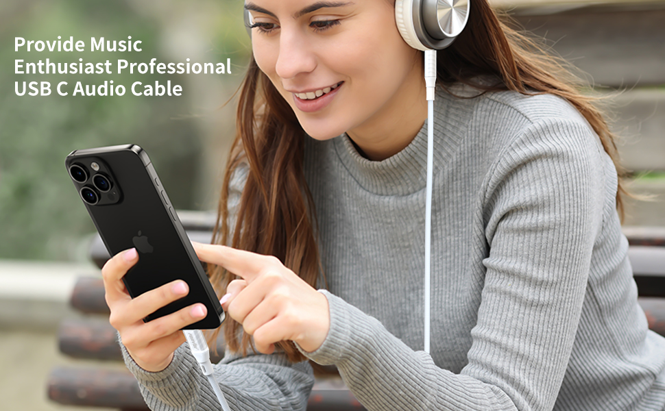 USB C to 3.5mm AUX Cable