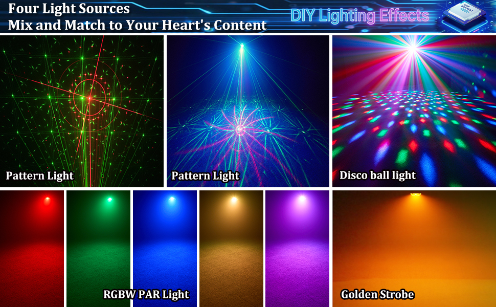 Laucnpty disco ball light