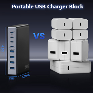 usb c charger station