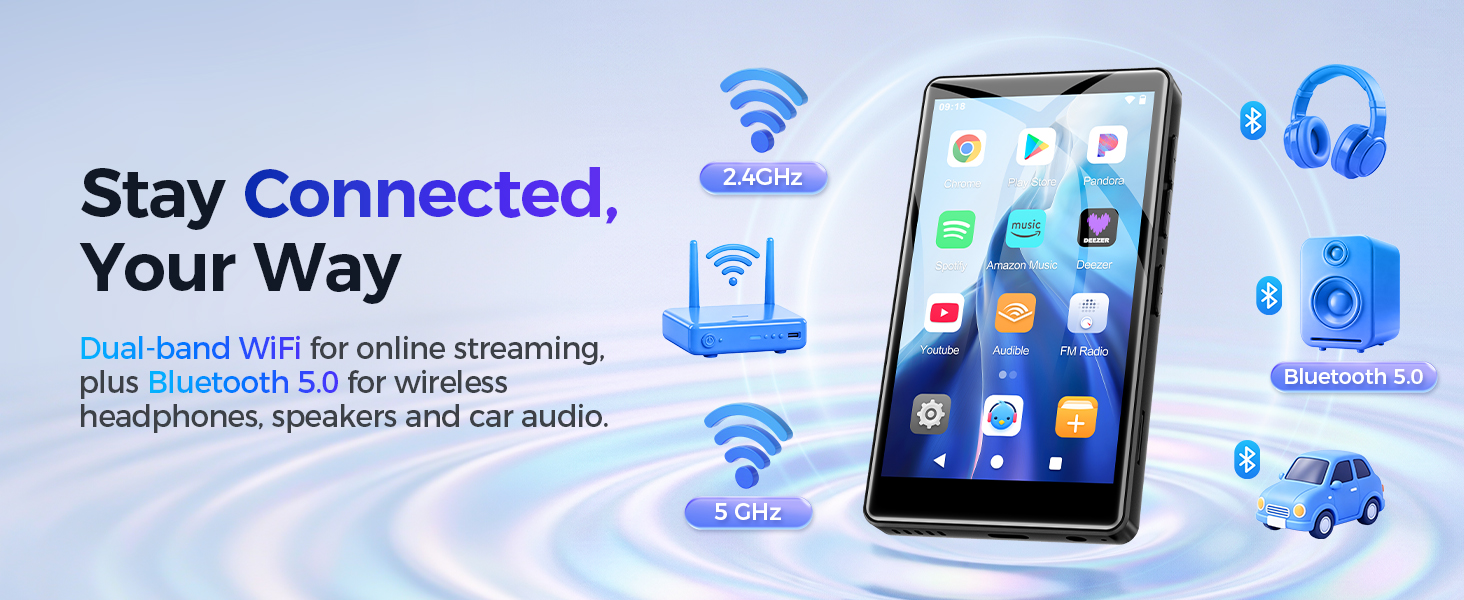 stay connected,your way