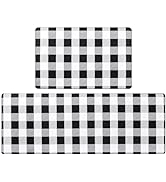 Pauwer Anti Fatigue Kitchen Mat Set of 2, Farmhouse Kitchen Rugs Non Skid Washable, Cushioned Kit...