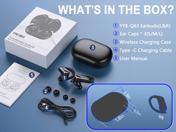 wireless sports headphones and earbuds with noise canceling