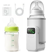 Portable Bottle Warmer - Travel-Easy,Fast Warming,6-Speed Temperature Control,Comfortsble Baby Fe...