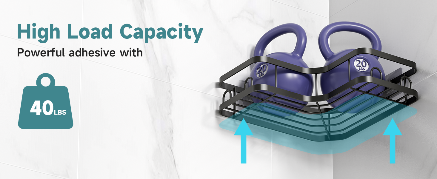 High load capacity powerful adhesive with 40 lbs