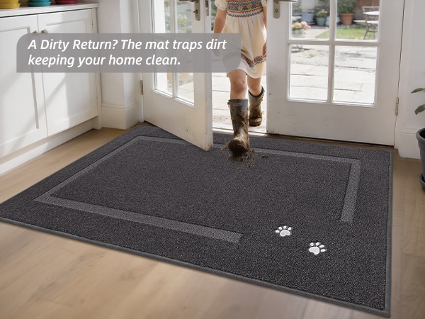dirt trapper door mat indoor