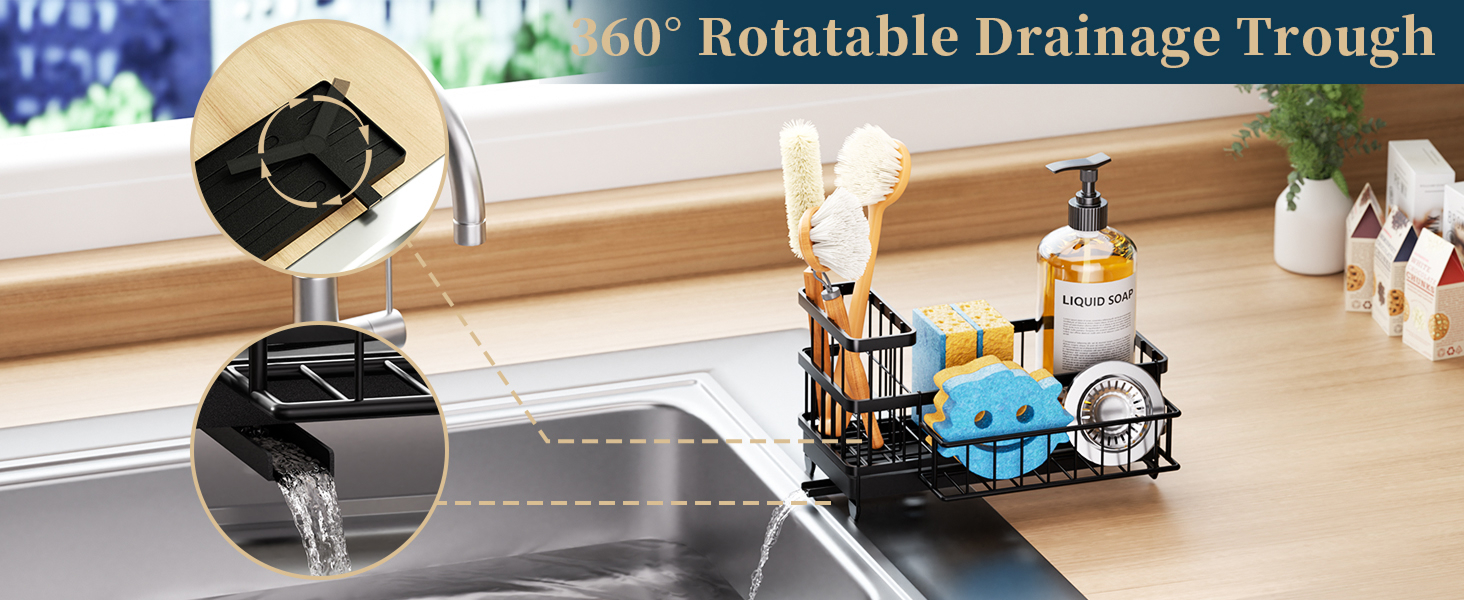 kitchen sink accessories, sink organizer