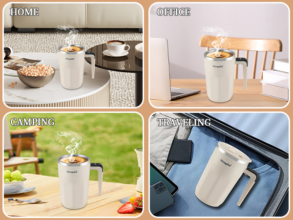 Self Stirring Coffee Mug with Temperature Display