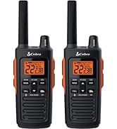 Cobra RX680 Waterproof Walkie Talkies - Rechargeable, 60 Preset Channels, Long Range 38-Mile Two-...