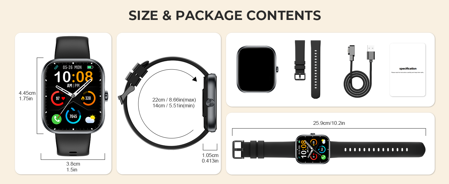 Smart watch packaging display