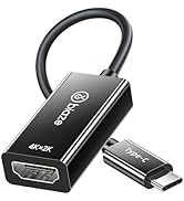 biaze USB C to HDMI Adapter 4K@60Hz, Type-C Thunderbolt with Dynamic HDR, Compatible with MacBook...