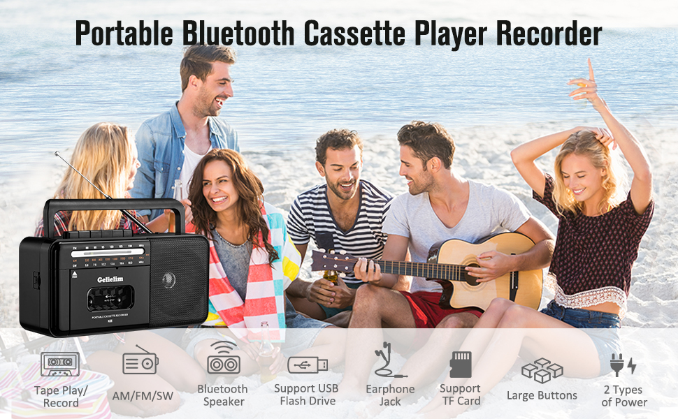 portable cassette player