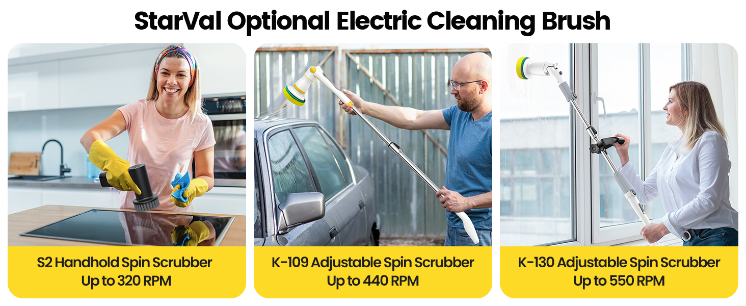 electric spin scrubber