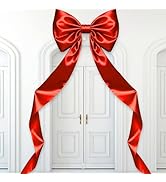 Extra Large Wedding Bow Decor 118 x 29 Inch Giant Satin Bows with Long Streamer Large Bow Themed ...