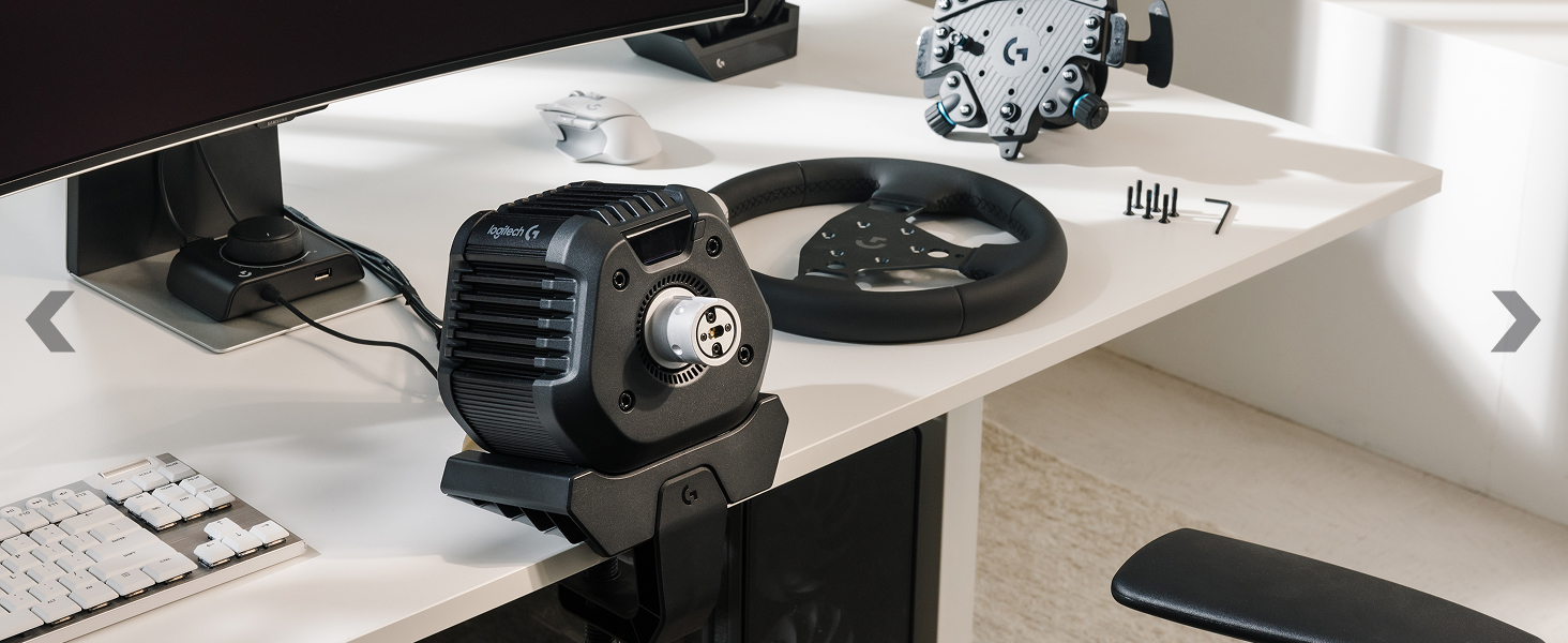 Logitech G RS Pedals - Sim Racing Pedals with 75 kg Load Cell Brake