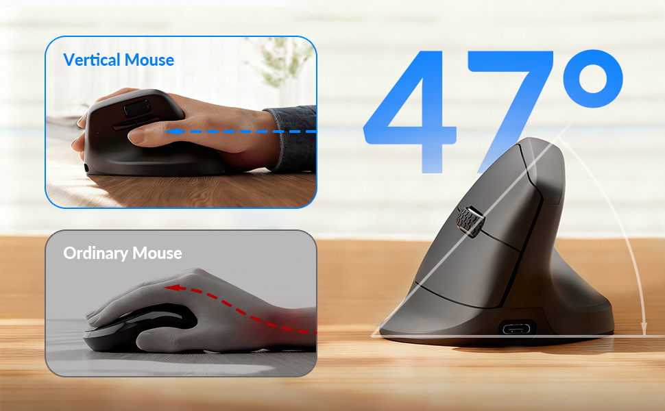 Keychron M5 Wireless Ergonomic Mouse