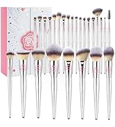 Bueart Design Christmas Gift 26Pcs Pro Makeup Brushes Set with Ultra Soft Dense Hair,Premium Qual...
