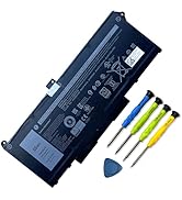 RJ40G 4-Cell 63Wh Laptop Battery Replacement for Dell Latitude 15 5520 Latitude 14 5420 Precision...