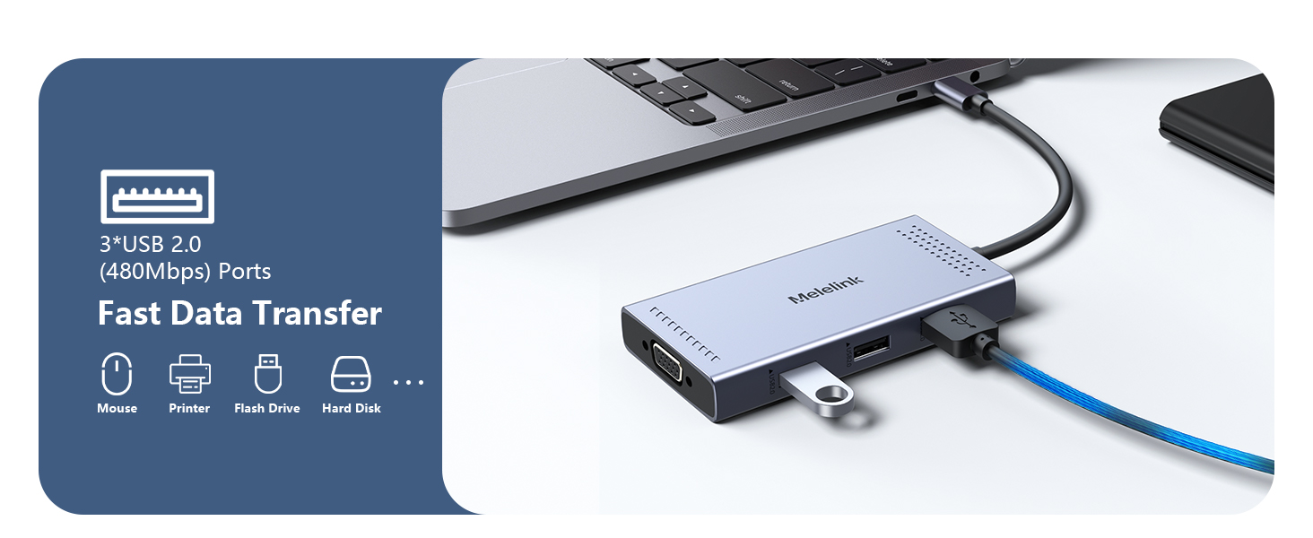 usb c hub usb-c to hdmi vga displayport adapter usb c dock 3 monitors 4 displayport