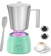 Secura Detachable Milk Frother and Steamer, 17 oz Electric Milk Warmer, 4-in-1 Hot/Cold Foam Make...