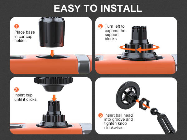 Car magnetic phone holder