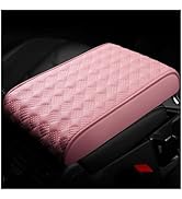 Arm Rest Cover for Car,Leather Car Center Console Cover for Car Decorations with Comfortable Supp...